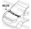 FEBEST Tampon, kaput — Nissan Cube (2)