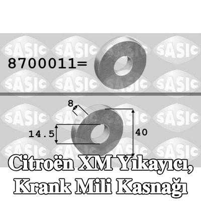 SASIC Yıkayıcı, krank mili kasnağı — Citroën Xm
