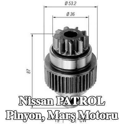 MAGNETI MARELLI Pinyon, marş motoru — Nissan Patrol