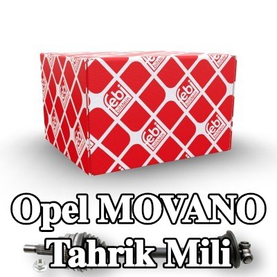 FEBI BILSTEIN Tahrik mili Ön Aks Sol, somunlu — 2002 Opel Movano