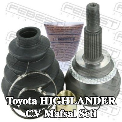 FEBEST CV mafsalı kiti Ön Aks, Tekerlek Tarafı, ABS sensör halkalı — 2012 Toyota Highlander
