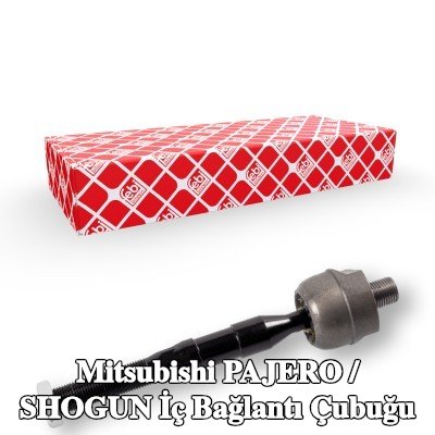 FEBI BILSTEIN İç bağlantı çubuğu OE Turbo YENİ, Sol Ön Aks, Ön Aks Sağ, 168mm, karşı somunlu — Mitsubishi Pajero / Shogun