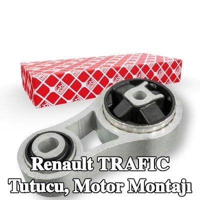 FEBI BILSTEIN Tutucu, motor montajı Arka — Renault Trafic
