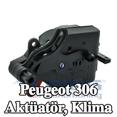 MEAT & DORIA Aktüatör, klima — Peugeot 306