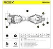 RIDEX Tahrik mili Ön Aks Sağ, 564mm — Audi 80 (7)
