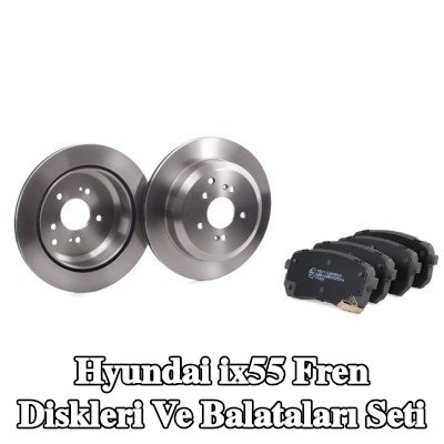RIDEX Fren diskleri ve balataları seti Arka Aks, içten havalandırmalı — Hyundai ix55