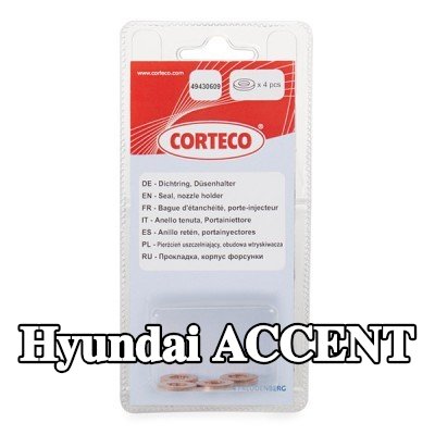 CORTECO حلقة مانعة للتسرب، حامل الفوهة — Hyundai Accent