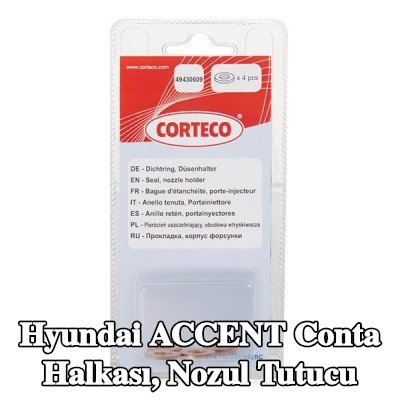CORTECO Conta halkası, nozul tutucu — Hyundai Accent