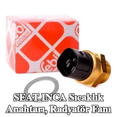FEBI BILSTEIN Sıcaklık Anahtarı, conta halkalı radyatör fanı — SEAT Inca