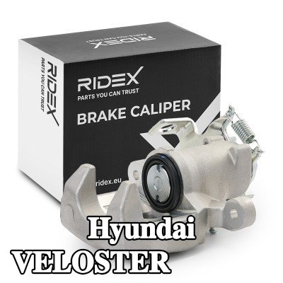 RIDEX مكابح المحور الخلفي, المحور الخلفي الأيسر, خلف المحور, مع إطار تثبيت — Hyundai Veloster