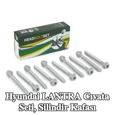 BGA Cıvata Kiti, silindir kafası M12 — Hyundai Lantra