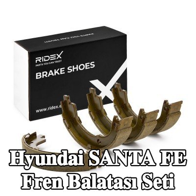 RIDEX Arka aks fren pabucu seti, 190mm — 2008 Hyundai Santa Fe