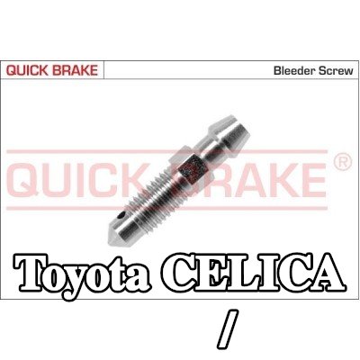 QUICK BRAKE برغي/صمام التهوية — 1995 Toyota Celica