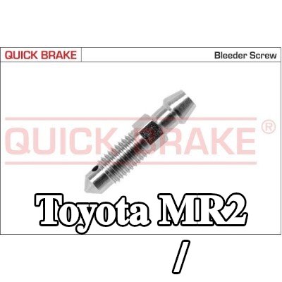 QUICK BRAKE برغي/صمام التهوية — Toyota Mr2