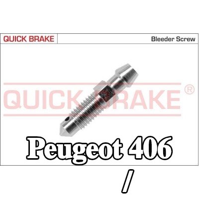 QUICK BRAKE برغي/صمام التهوية — Peugeot 406