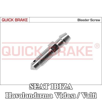 QUICK BRAKE Havalandırma vidası / valfi — 2000 SEAT Ibiza
