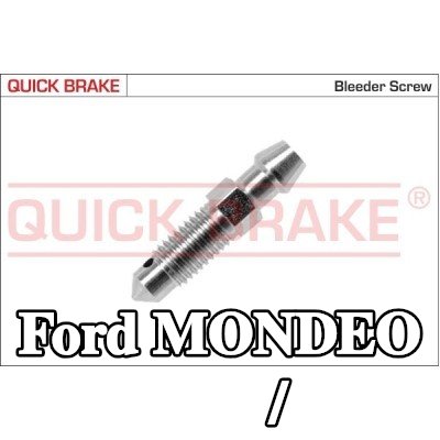 QUICK BRAKE برغي/صمام التهوية — 2000 Ford Mondeo
