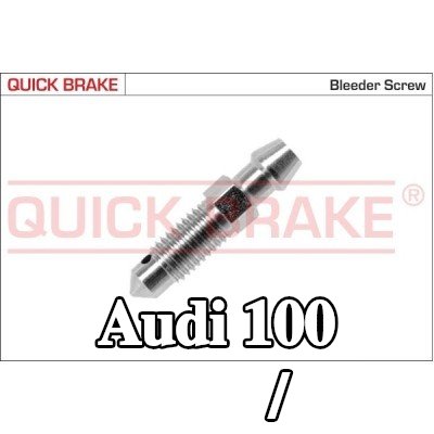 QUICK BRAKE برغي/صمام التهوية — Audi 100
