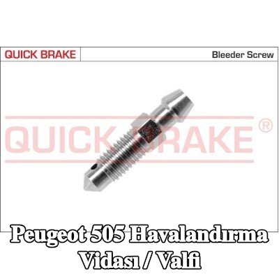QUICK BRAKE Havalandırma vidası / valfi — Peugeot 505