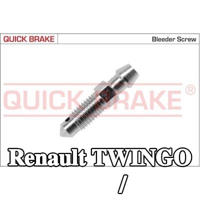 QUICK BRAKE برغي/صمام التهوية — Renault Twingo