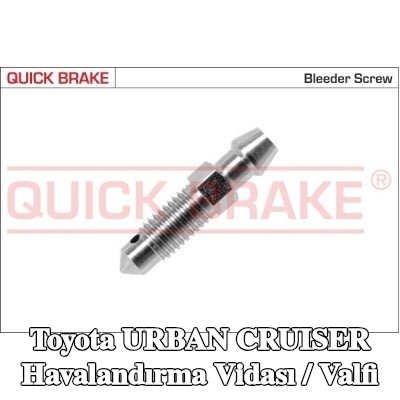 QUICK BRAKE Havalandırma vidası / valfi — Toyota Urban Cruiser