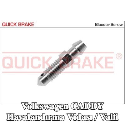 QUICK BRAKE Havalandırma vidası / valfi — 1990 Volkswagen Caddy