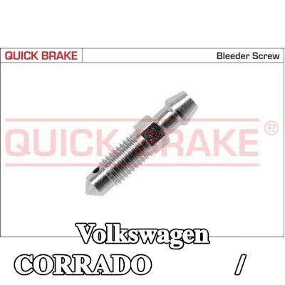 QUICK BRAKE برغي/صمام التهوية — Volkswagen Corrado