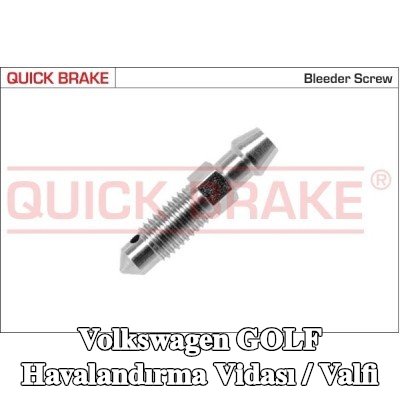 QUICK BRAKE Havalandırma vidası / valfi — 2002 Volkswagen Golf