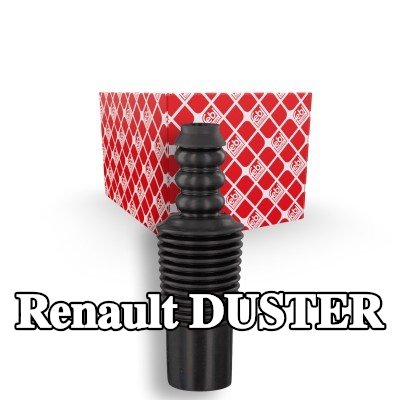 FEBI BILSTEIN مخمد مطاطي, نظام التعليق المحور الخلفي الأيسر, مع مصد صدمات — Renault Duster