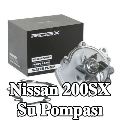 RIDEX Flanşlı su pompası, contalı/sızdırmaz — Nissan 200sx