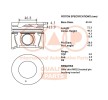 IAP QUALITY PARTS Piston segmanlı piston — 2008 Hyundai Tucson (3)