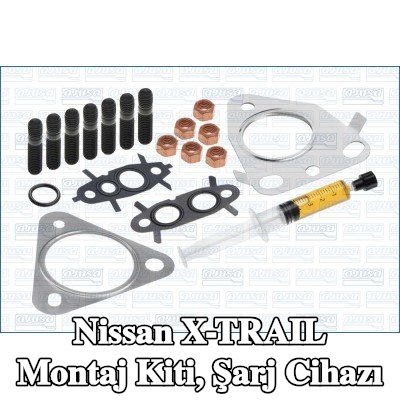 AJUSA Montaj Kiti, conta/sızdırmazlık elemanları ile şarj cihazı — 2012 Nissan X-trail