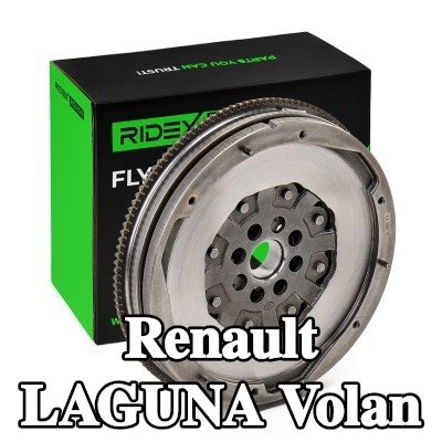 RIDEX REMAN Cıvatalı/vidalı volan, yağ karteri contalı, conta halkası ile, aksesuarlarla — 2005 Renault Laguna
