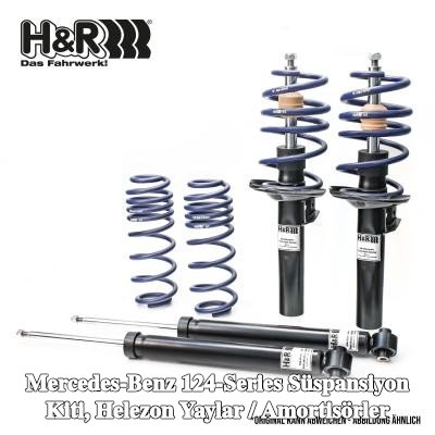 H&R Süspansiyon kiti, helezon yaylar / amortisörler — Mercedes-Benz 124-Series