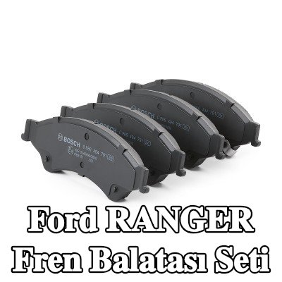 BOSCH Fren balatası seti 15, 5mm, gıcırtı önleyici plaka ile — Ford Ranger