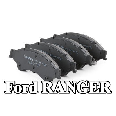 BOSCH مجموعة وسادات الفرامل 15, 5mm, مع لوحة مانعة للصرير — Ford Ranger