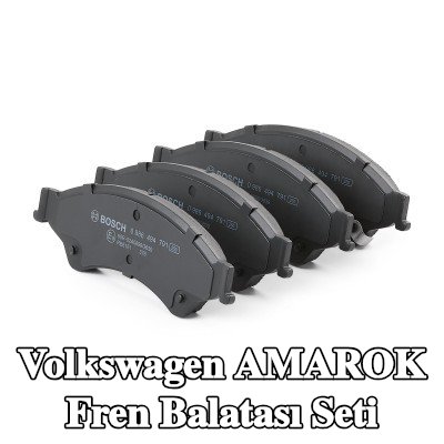 BOSCH Fren balatası seti 15, 5mm, gıcırtı önleyici plaka ile — Volkswagen Amarok