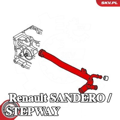 ESEN SKV أنبوب سائل التبريد — Renault Sandero / Stepway