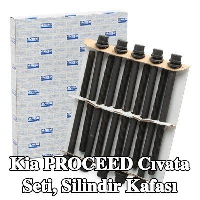 AJUSA Cıvata Kiti, silindir kafası M9, 143mm — 2016 Kia Proceed