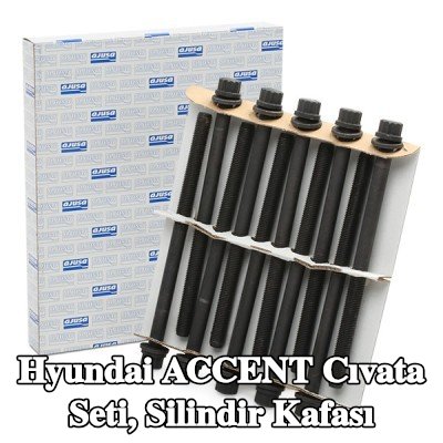 AJUSA Cıvata Kiti, silindir kafası M9, 143mm — Hyundai Accent