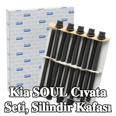 AJUSA Cıvata Kiti, silindir kafası M9, 143mm — 2012 Kia Soul
