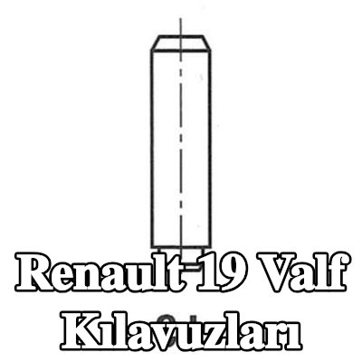 FRECCIA Valf Kılavuzları — 1990 Renault 19