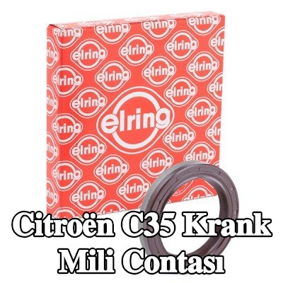 ELRING FPM (florlu kauçuk) krank mili contası — Citroën C35