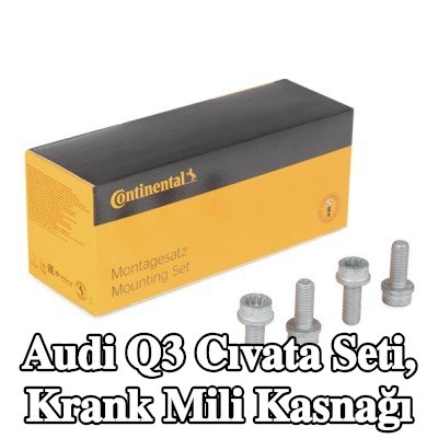 CONTITECH Cıvata seti, krank mili kasnağı — Audi Q3