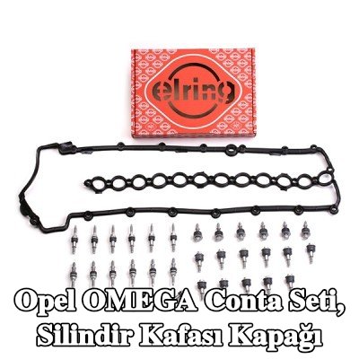 ELRING Conta seti, silindir kafası kapağı — Opel Omega