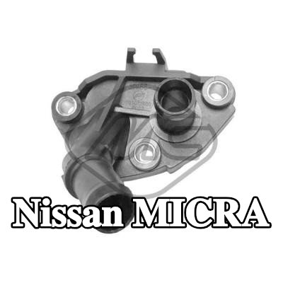 Metalcaucho شفة سائل التبريد مع حشيات/أختام, بدون منظم الحرارة — 1998 Nissan Micra