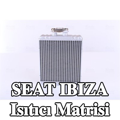 NISSENS Boru içermeyen ısıtıcı matrisi — 2016 SEAT Ibiza
