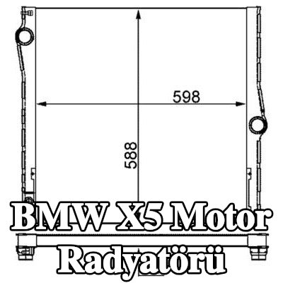 MAHLE Motor radyatörü — 2012 BMW X5