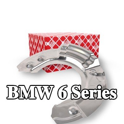 FEBI BILSTEIN لوحة دعم قرص الفرامل للمحور الأمامي الأيسر — BMW 6 Series