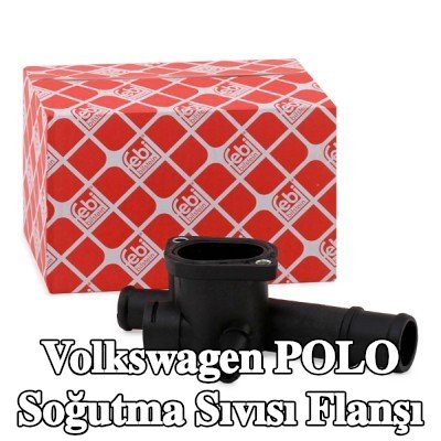 FEBI BILSTEIN Silindir Kafası Soğutma Suyu Flanşı, contalı/sızdırmaz — 2012 Volkswagen Polo